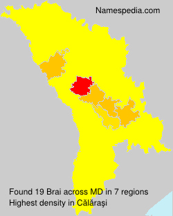 Surname Brai in Moldova Surname Brai in Moldova