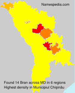 Surname Bran in Moldova Surname Bran in Moldova