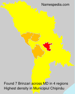 Surname Brinzari in Moldova Surname Brinzari in Moldova