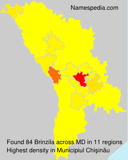 Surname Brinzila in Moldova Surname Brinzila in Moldova
