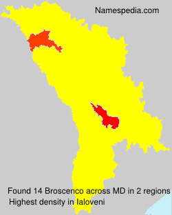 Surname Broscenco in Moldova Surname Broscenco in Moldova