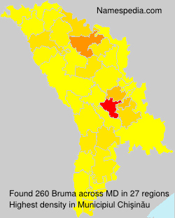 Surname Bruma in Moldova Surname Bruma in Moldova