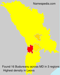 Surname Budureanu in Moldova Surname Budureanu in Moldova