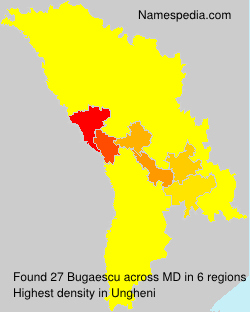 Surname Bugaescu in Moldova Surname Bugaescu in Moldova