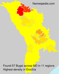 Surname Bugai in Moldova Surname Bugai in Moldova