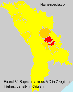 Surname Bugneac in Moldova Surname Bugneac in Moldova