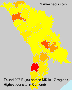 Surname Bujac in Moldova Surname Bujac in Moldova