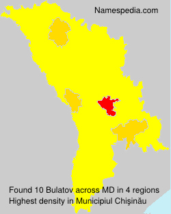 Surname Bulatov in Moldova Surname Bulatov in Moldova