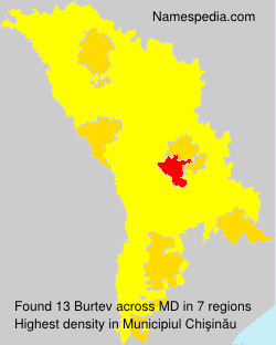 Surname Burtev in Moldova Surname Burtev in Moldova
