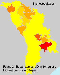Surname Busan in Moldova Surname Busan in Moldova
