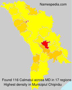 Surname Calmatui in Moldova Surname Calmatui in Moldova