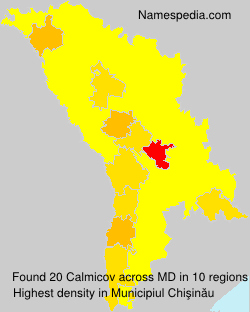 Surname Calmicov in Moldova Surname Calmicov in Moldova