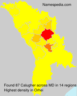 Surname Calugher in Moldova Surname Calugher in Moldova