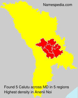 Surname Calutu in Moldova Surname Calutu in Moldova