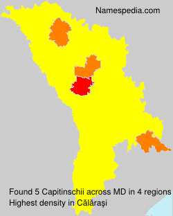 Surname Capitinschii in Moldova Surname Capitinschii in Moldova