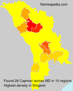 Surname Capmari in Moldova Surname Capmari in Moldova