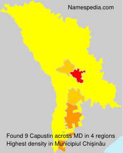 Surname Capustin in Moldova Surname Capustin in Moldova