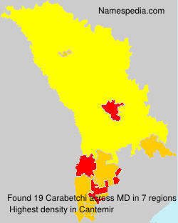 Surname Carabetchi in Moldova Surname Carabetchi in Moldova