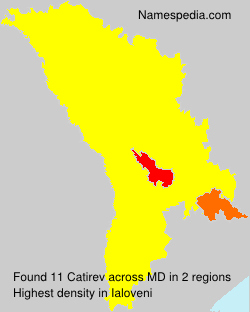 Surname Catirev in Moldova Surname Catirev in Moldova