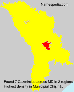 Surname Cazmirciuc in Moldova Surname Cazmirciuc in Moldova