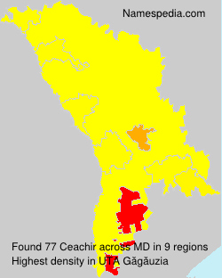 Surname Ceachir in Moldova Surname Ceachir in Moldova