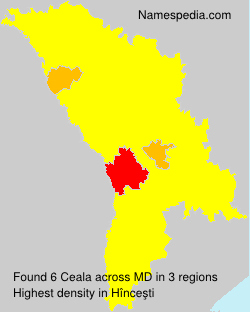 Surname Ceala in Moldova Surname Ceala in Moldova