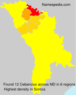 Surname Cebanciuc in Moldova Surname Cebanciuc in Moldova