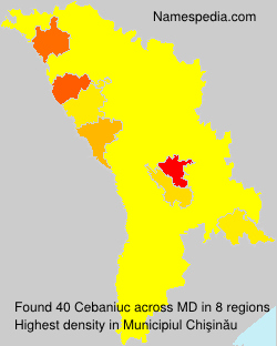 Surname Cebaniuc in Moldova Surname Cebaniuc in Moldova
