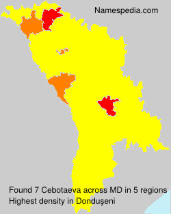 Surname Cebotaeva in Moldova Surname Cebotaeva in Moldova