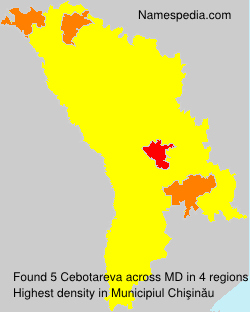 Surname Cebotareva in Moldova Surname Cebotareva in Moldova