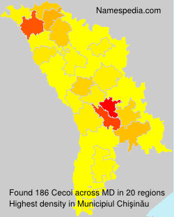 Surname Cecoi in Moldova Surname Cecoi in Moldova