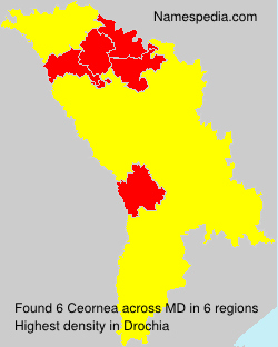 Surname Ceornea in Moldova Surname Ceornea in Moldova