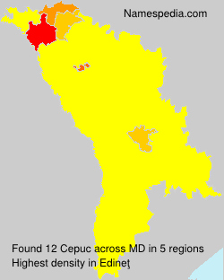 Surname Cepuc in Moldova Surname Cepuc in Moldova