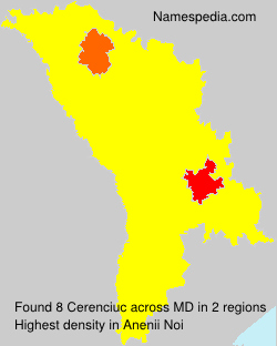 Surname Cerenciuc in Moldova
