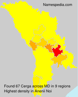 Surname Cerga in Moldova Surname Cerga in Moldova