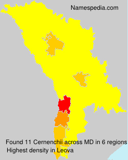 Surname Cernenchii in Moldova Surname Cernenchii in Moldova