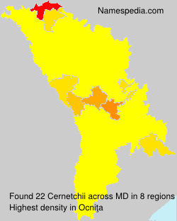 Surname Cernetchii in Moldova Surname Cernetchii in Moldova