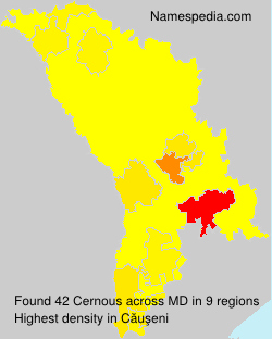 Surname Cernous in Moldova Surname Cernous in Moldova