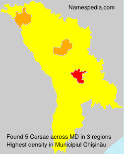 Surname Cersac in Moldova Surname Cersac in Moldova