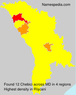 Surname Chebici in Moldova Surname Chebici in Moldova