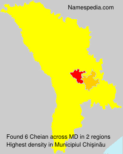 Surname Cheian in Moldova Surname Cheian in Moldova