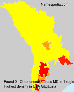 Surname Chemencedji in Moldova Surname Chemencedji in Moldova