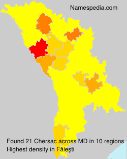 Surname Chersac in Moldova Surname Chersac in Moldova