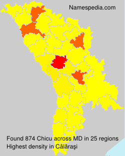 Surname Chicu in Moldova