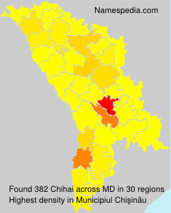 Surname Chihai in Moldova Surname Chihai in Moldova