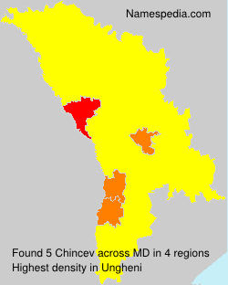 Surname Chincev in Moldova Surname Chincev in Moldova