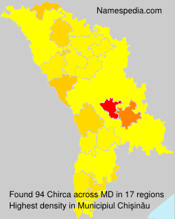 Surname Chirca in Moldova Surname Chirca in Moldova