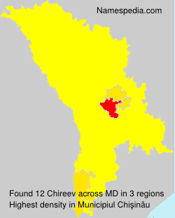 Surname Chireev in Moldova Surname Chireev in Moldova