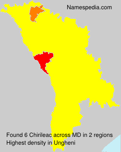 Surname Chirileac in Moldova Surname Chirileac in Moldova