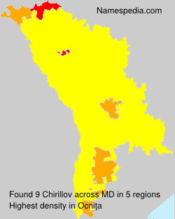 Surname Chirillov in Moldova Surname Chirillov in Moldova